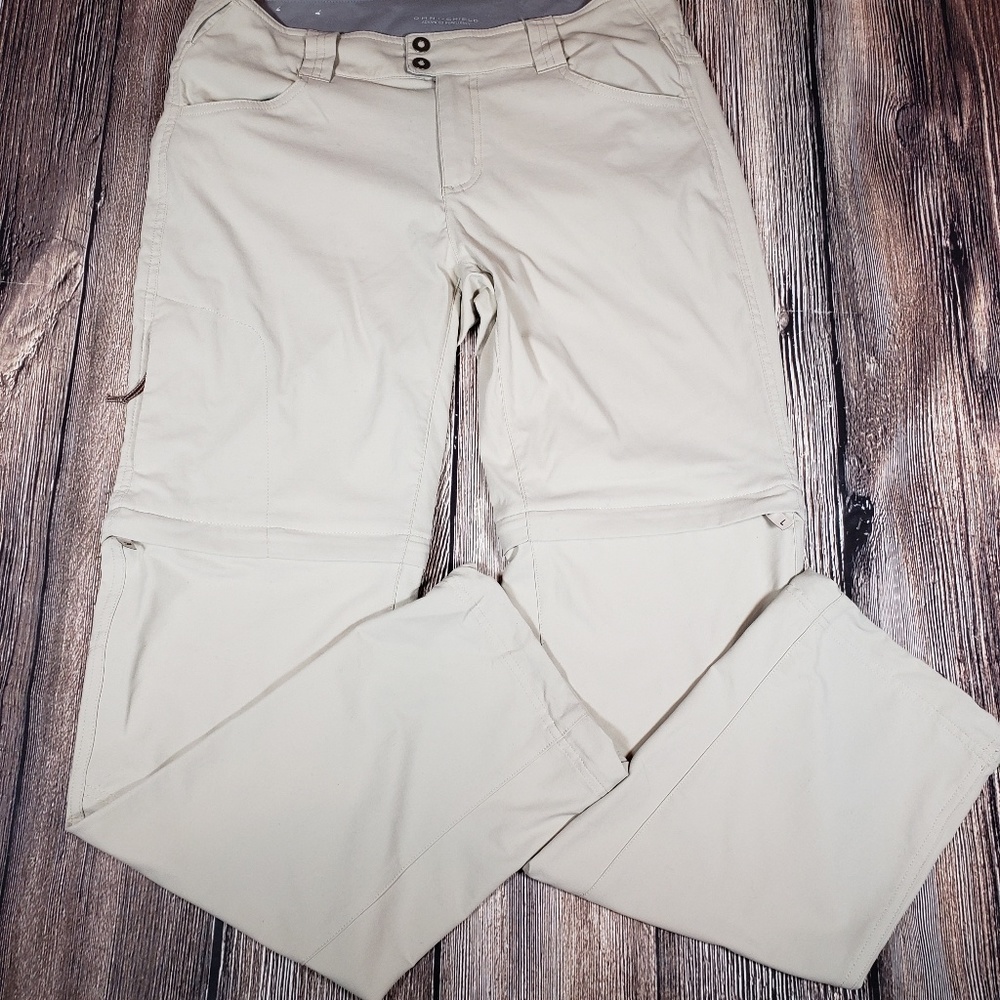 Columbia OmniShield nylon zip off hiking pants 10